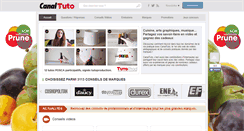 Desktop Screenshot of canaltuto.com